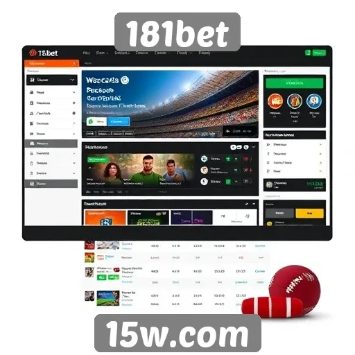 Interface do usuário no site 181bet